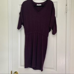 Noisy May burgundy sweater dress in size Small